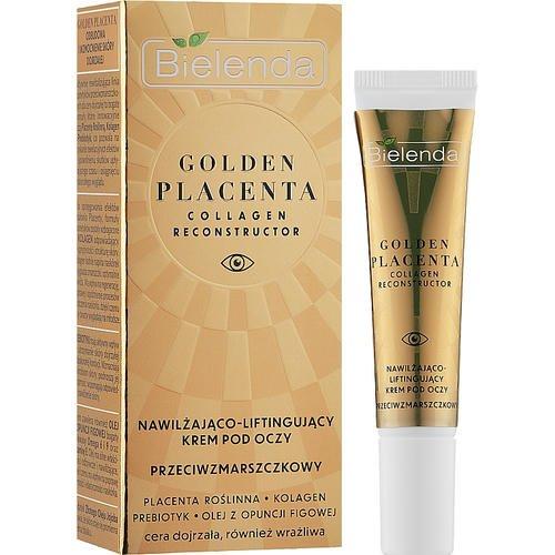 Bielenda Golden Placenta Collagen Reconstructor - Увлажняющий и подтягивающий крем для кожи вокруг глаз, 15 мл. — изображение 2