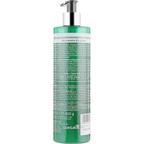 Bielenda Botanic Spa Rituals Shampoo - Шампунь "Черная репа + Полевой хвощ" для поврежденных волос, 400 мл. — изображение 2