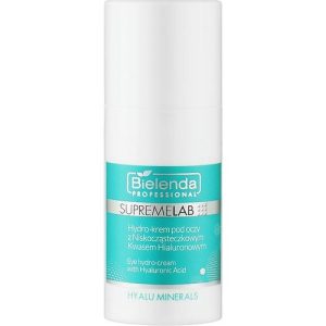 Bielenda Professional SupremeLab Hyalu Minerals Eye Hydro-Cream With Hyaluronic Acid - Гидрокрем для кожи вокруг глаз с гиалуроновой кислотой, 15 мл.