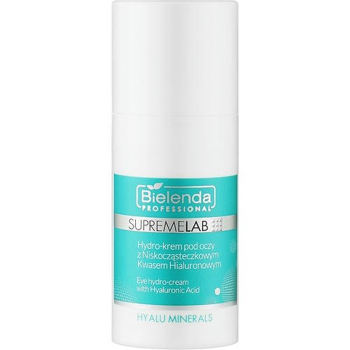 Bielenda Professional SupremeLab Hyalu Minerals Eye Hydro-Cream With Hyaluronic Acid - Гидрокрем для кожи вокруг глаз с гиалуроновой кислотой, 15 мл.