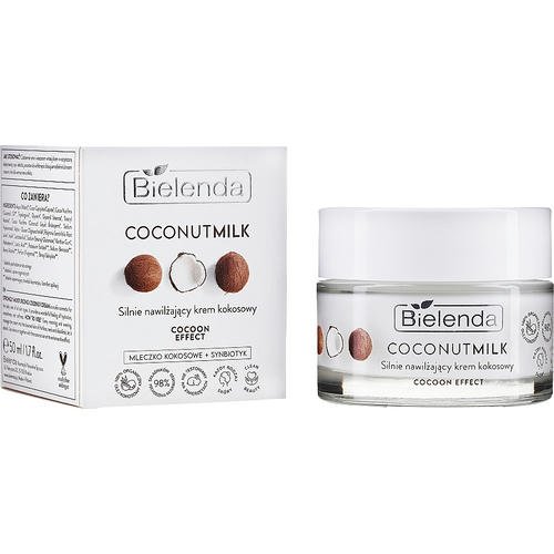 Bielenda Coconut Milk Strongly Moisturizing Coconut Cream - Интенсивно увлажняющий кокосовый крем, 50 мл.