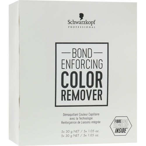 Schwarzkopf Professional Bond Enforcing Color Remover - Средство для удаления искусственного пигмента с волос, 10 x 30 г.