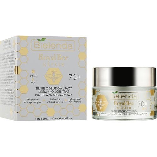 Bielenda Royal Bee Elixir 70+ Cream Concentrate - Восстанавливающий крем-концентрат против морщин, 50 мл. — изображение 2