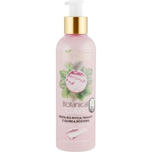 Bielenda Botanical Clays Vegan Face Wash Paste Pink Clay - Паста для лица с розовой глиной, 215 г.
