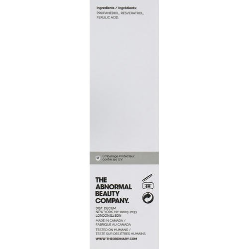 The Ordinary Resveratrol 3% + Ferulic Acid 3% - Сыворотка с ресвератролом 3% + с феруловой кислотой 3%, 30 мл. — изображение 3