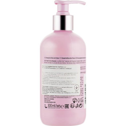 Schwarzkopf Professional Mad About Lengths Root To Tip Cleanser - Бессульфатный шампунь для длинных волос, 1000 мл. — изображение 2