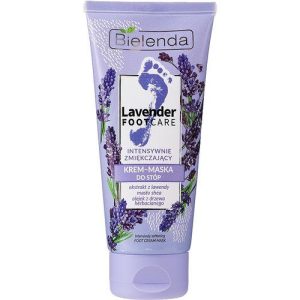 Bielenda Lavender Foot Care Foot Cream Mask - Смягчающая крем-маска для ног, 100 мл.