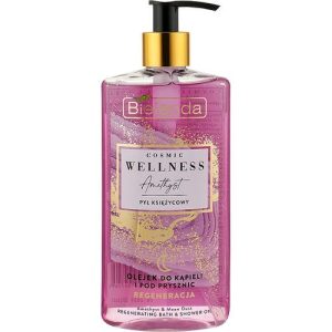 Bielenda Cosmic Wellness Amethyst & Moon Dust Regeneratin Bath & Shower Oil - Регенерирующее масло для ванной и душа, 250 мл.