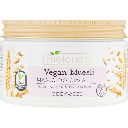 Bielenda Vegan Muesli Nourishing Body Butter - Масло для тела питательное "Овес, пшеница, рисовое молоко", 250 мл. — изображение 2