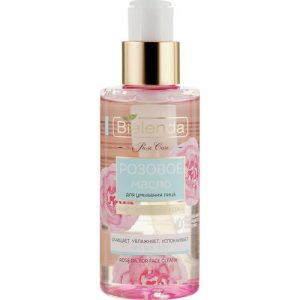 Розовое масло для умывания - Bielenda Rose Care Cleansing Face Oil For Sensitive Skin, 140 мл.