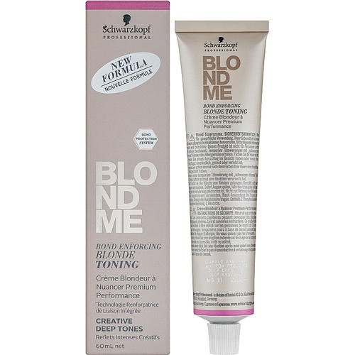 Schwarzkopf Professional BlondMe Deep Tones Blonde Toning - Темный крем-тонер для волос, 60 мл. — изображение 2