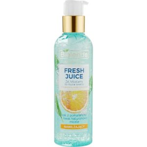 Bielenda Fresh Juice Micellar Gel Orange - Мицеллярный гель увлажняющий "Апельсин" для умывания, 190 г.