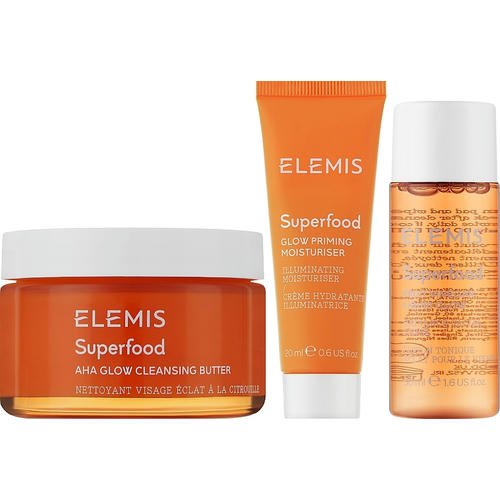 Elemis Superfood Skincare The Glow-Getters Triology (f/oil/90g + f/cr/20ml + f/toner/50ml) - Набор — изображение 2