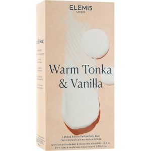 Elemis Warm Tonka & Vanilla Body Duo (b/milk/300ml + b/cr/100ml) - Дуэт для тела "Ароматный миндаль и ваниль"