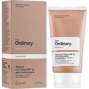 The Ordinary Suncare Mineral UV Filters SPF30 Antioxidants - Солнцезащитный крем с минеральными фильтрами, 50 мл.
