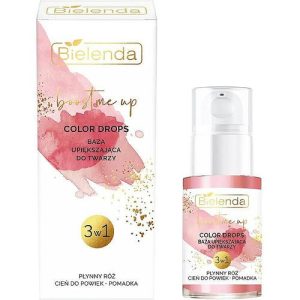 Капли для макияжа 3 в 1 - Bielenda Boost Me Up Color Drops, 15 мл.