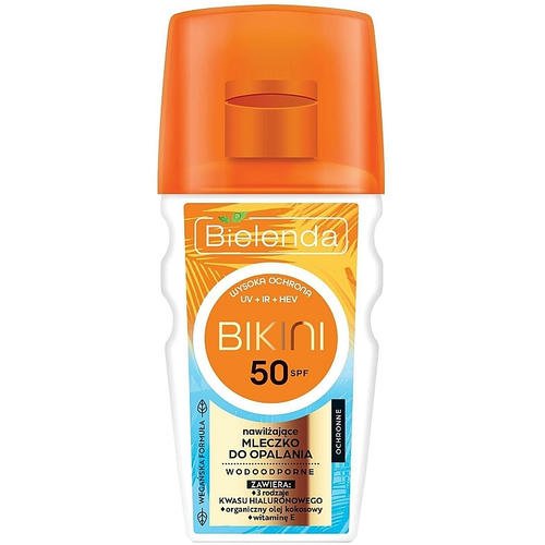 Bielenda Bikini - Увлажняющий солнцезащитный лосьон для загара SPF50, 175 мл.