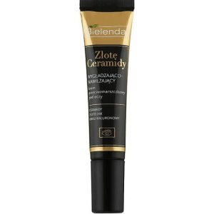 Bielenda Golden Ceramides Eye Cream - Разглаживающий и увлажняющий крем для век против морщин, 15 мл.