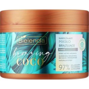 Bielenda Bronzing Coco - Увлажняющее бронзирующее масло для тела, 200 мл.