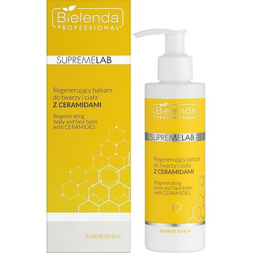 Bielenda Professional SupremeLab Barrier Renew Regenerating Body And Face Balm With Ceramides - Регенерирующий лосьон для лица и тела с керамидами, 190 мл. — изображение 2