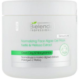 Bielenda Professional Normalizing Face Algae Gel Mask (запасной блок) - Нормализирующая альгинатная гелевая маска "Крапива и Мелисса", 200 г.