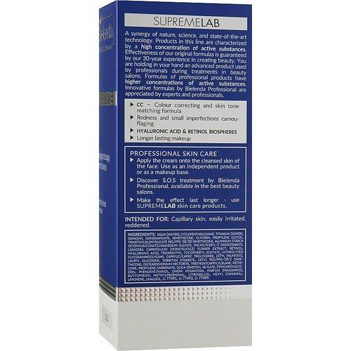 Корректирующий тональный СС-крем для лица - Bielenda Professional Supremelab Sos, 50 мл. — изображение 3