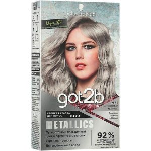 Got2b Metallics Permanent Color - Стойкая крем-краска для волос, 142.5 мл.