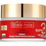 Bielenda Super Trio Retinol + Vit C + Kolagen - Восстанавливающий крем для лица против морщин 60+, 50 мл.