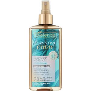 Bielenda Bronzing Coco Coconut Mist - Мист для лица и тела, 150 мл.