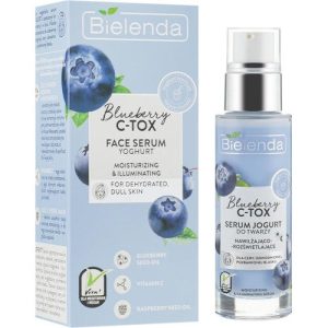 Bielenda Blueberry C-Tox Face Yogurt Serum - Сыворотка-йогурт для обезвоженной и тусклой для лица, 30 мл.
