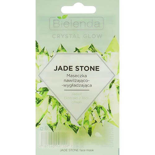 Bielenda Crystal Glow Jade Stone Face Mask - Увлажняющая и разглаживающая маска для лица, 8 г.
