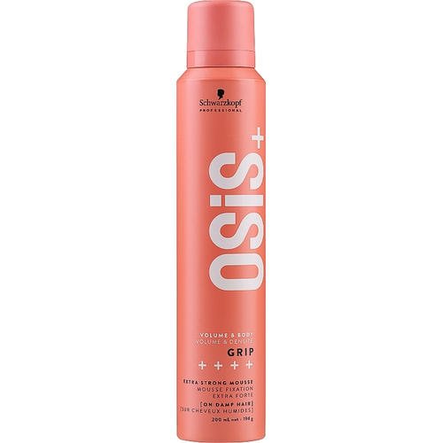 Schwarzkopf Professional Osis+ 4 Grip Volume Extreme Hold Mousse - Мусс для волос сильной фиксации, 200 мл.