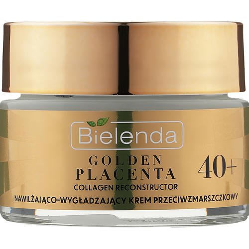 Bielenda Golden Placenta Collagen Reconstructor - Увлажняющий и разглаживающий крем против морщин 40+, 50 мл. — изображение 2