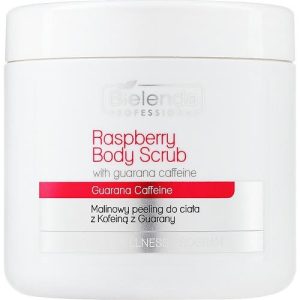 Bielenda Professional Spa & Wellness Program Raspberry Body Scrub With Guarany Bio-Caffeine - Малиновый скраб для тела с био-кофеином с Гуараны, 550 г.