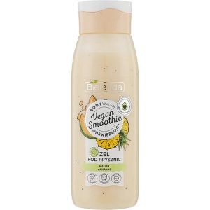 Bielenda Vegan Smoothie Shower Gel - Освежающий гель для душа "Дыня + ананас", 400 г.