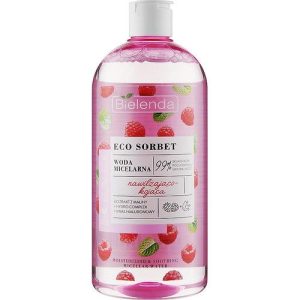 Bielenda Eco Sorbet Moisturizing & Soothing Micellar Water - Мицеллярная вода с экстрактом малины, 500 мл.