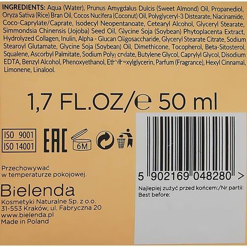 Bielenda Golden Placenta Collagen Reconstructor - Увлажняющий и разглаживающий крем против морщин 40+, 50 мл. — изображение 4