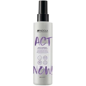 Indola Act Now! Non-aerosol Fixation Spray - Фиксирующий спрей для волос, 200 мл.