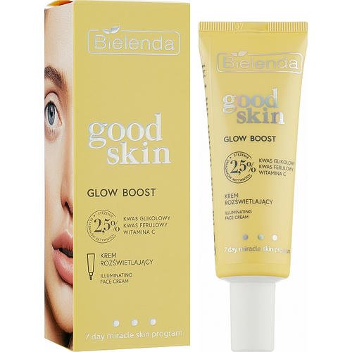 Bielenda Good Skin Glow Boost Illuminating Face Cream - Осветляющий крем для лица, 50 мл. — изображение 2