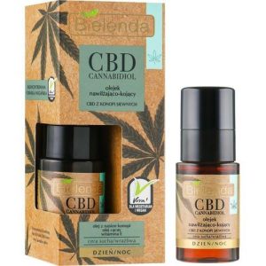 Bielenda CBD Cannabidiol - Масло увлажняющее для сухой и чувствительной кожи, 15 мл.
