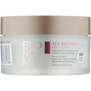 Schwarzkopf Professional Blondme All Blondes Light Mask - Маска для тонких волос всех типов, 200 мл.