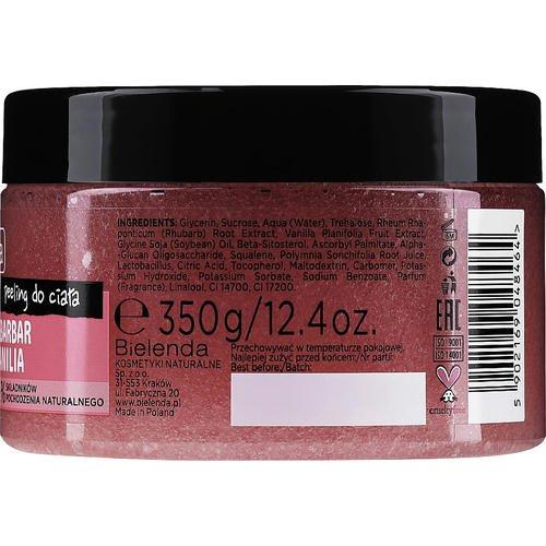 Bielenda Scrub Coctail Rabarbar & Vanilla - Увлажняющий скраб для тела "Рабарбар и ваниль", 350 г. — изображение 2