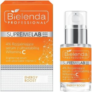 Bielenda Professional SupremeLab Energy Boost Serum - Осветляющая сыворотка с ультраустойчивым витамином С, 15 мл.