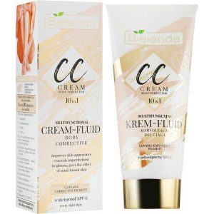 CC-крем-флюид для тела - Bielenda Magic CC 10in1 Body Correction Cream Waterproof Tanning Effect SPF6, 175 мл.