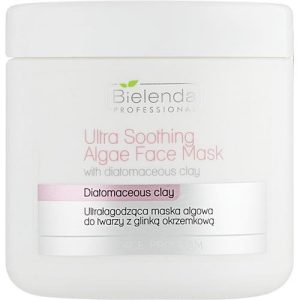 Bielenda Professional Ultra Soothing Algae Fase Mask - Ультра-смягчающая водорослевая маска для лица с диатомовой глиной, 190 г.
