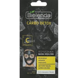 Bielenda Carbo Detox Cleansing Mask Mixed and Oily Skin - Очищающая маска для комбинированной кожи, 8 г.