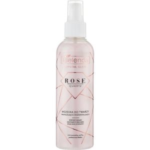 Bielenda Crystal Glow - Увлажняющий спрей для лица с кристаллами розового кварца, 200 мл.