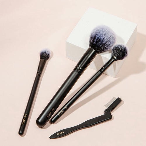 Кисть для хайлайтера `DECO.` синтетическая веер №313 — изображение 3