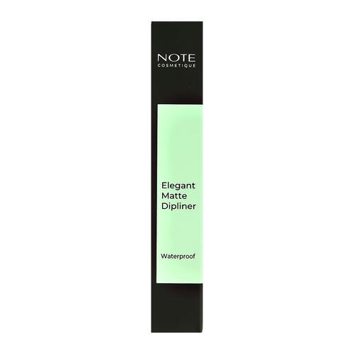 Подводка для глаз `NOTE` ELEGANT MATTE DIPLINER тон 04 зеленый — изображение 2