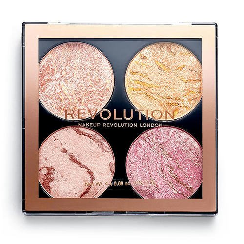 Хайлайтер `REVOLUTION` CHEEK KIT тон fresh perspective 4 в 1